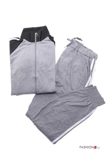 Tuta sportiva in Cotone con zip con elastico - ph 7