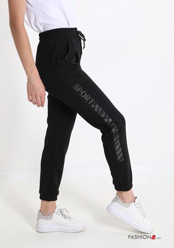 Joggers with pockets with drawstring - ph 3