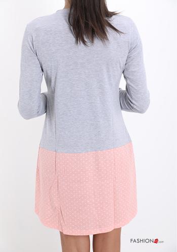 Ensemble de 12 pièces Chemise de nuit en Coton imprimé à boutons - ph 2