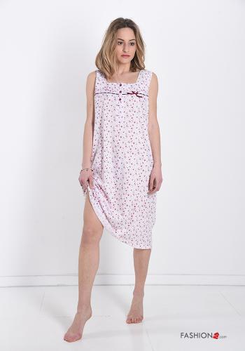 Pack de 15 piezas Camisón de Algodón Floral con botones con moño - ph 1