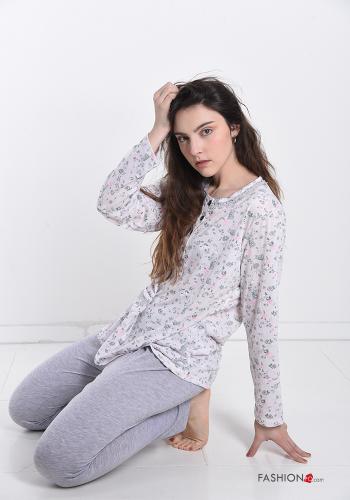 Pyjama en Coton avec des boutons - ph 1