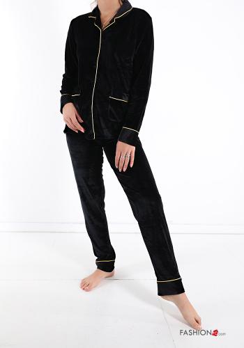 Pijama veludo com botões - ph 5