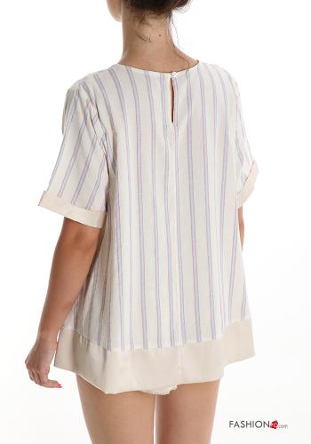 Blusa in Cotone Fantasia righe - ph 2