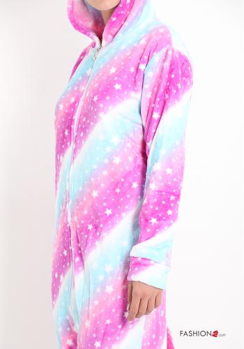 Pijama completo Estampado colorido con cremallera - ph 4