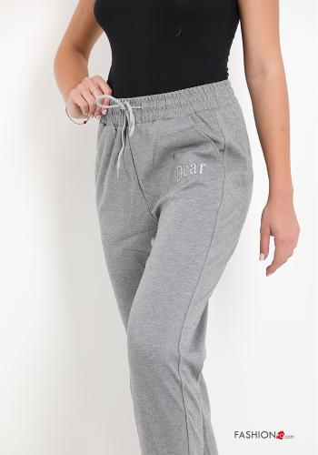 Pantalone sportivo in Cotone con tasche con fiocco - ph 4