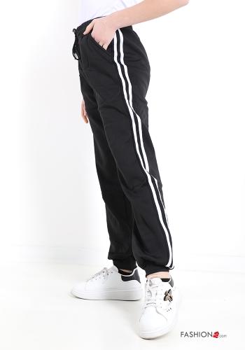 Pantalone sportivo con tasche con fiocco - ph 3
