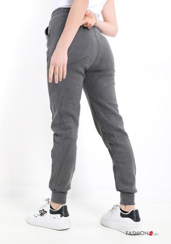 Pantalone sportivo con tasche con fiocco - ph 2