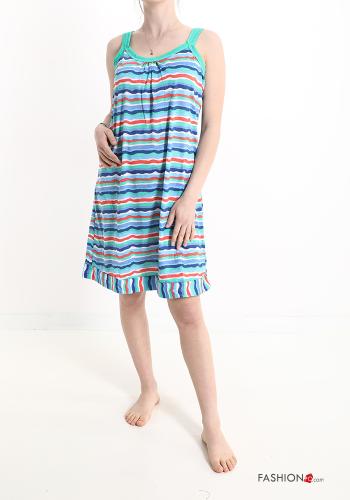 Striped Cotton Night dress - ph 1