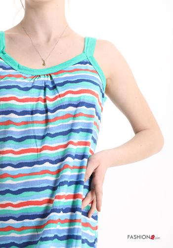Striped Cotton Night dress - ph 4
