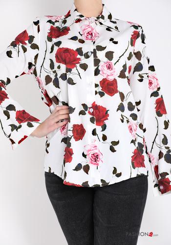 Camicia Fantasia floreale - ph 1