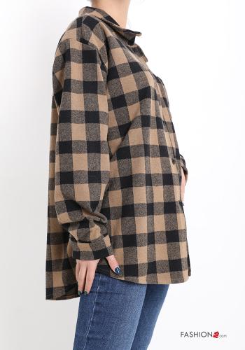 Camicia in Cotone Fantasia quadrettata vichy - ph 3