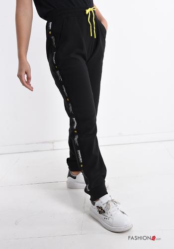 Pantalone sportivo con tasche con fiocco - ph 1
