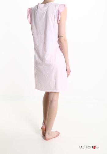 Camicia da notte in Cotone Fantasia animali con fiocco - ph 2