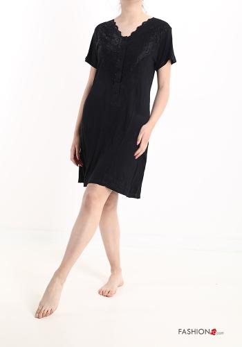 Camisón de Algodón encaje con botones - ph 5