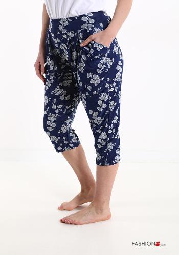 Pantalones Floral con bolsillos con moño - ph 4