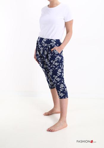 Pantalones Floral con bolsillos con moño - ph 6