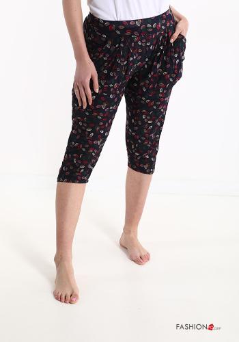 Pantalones Floral con bolsillos con moño - ph 7