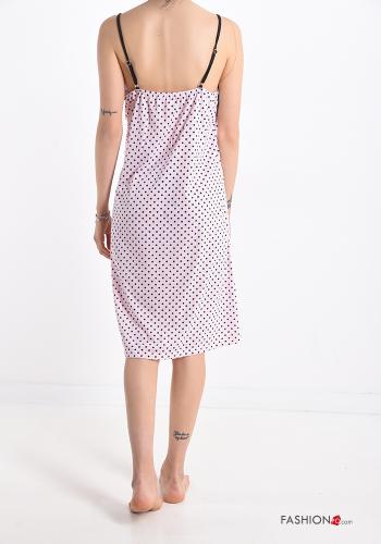 Camisón encaje Estampado de lunares con cuello en v - ph 2