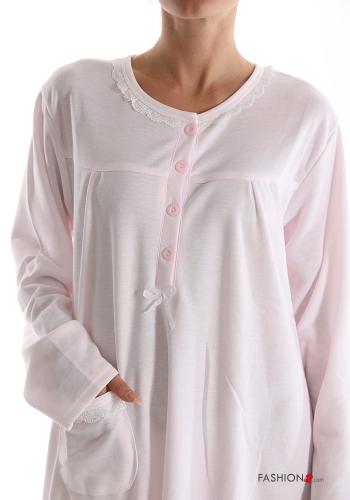 Pack de 15 piezas Camisón de Algodón con bolsillos con lazo con botones - ph 4