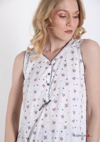 Ensemble de 12 pièces Pantalon pyjama court en Coton à Imprimé Floral - ph 4