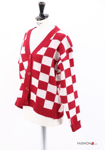 Vichy Cotton Cardigan with buttons - ph 2