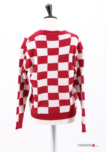 Vichy Cotton Cardigan with buttons - ph 3