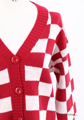 Vichy Cotton Cardigan with buttons - ph 4