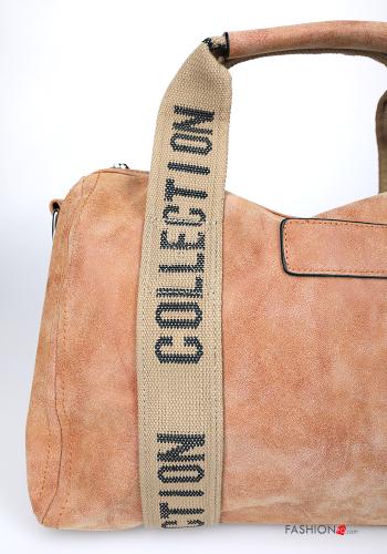 Bolso imitación de cuero ajustable unisex Gamuza Estampado colorido con cremallera con bandolera con bolsillos - ph 4