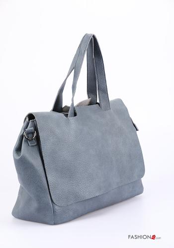 Kunstleder verstellbarer Tasche mit Taschen mit Schultergurt mit Reißverschluss - ph 2