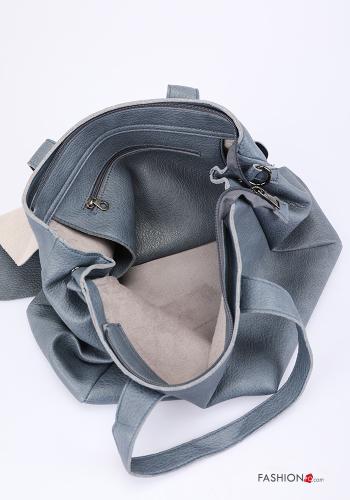 Kunstleder verstellbarer Tasche mit Taschen mit Schultergurt mit Reißverschluss - ph 5