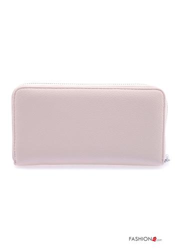 Cartera imitación de cuero con cremallera con bolsillos con monedero - ph 3