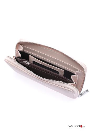Cartera imitación de cuero con cremallera con bolsillos con monedero - ph 5