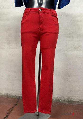 Pantalone in Cotone skinny con tasche - ph 1