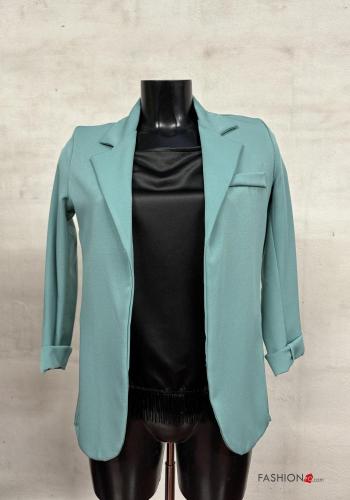 Blazer maniche a tre quarti