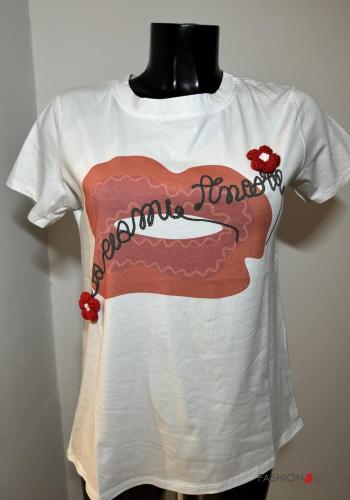 T-shirt en Coton imprimé
