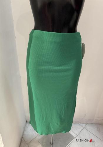 Longuette Skirt with elastic with split