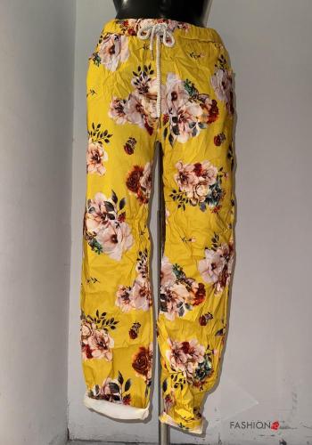 Pantalone con elastico con tasche con coulisse