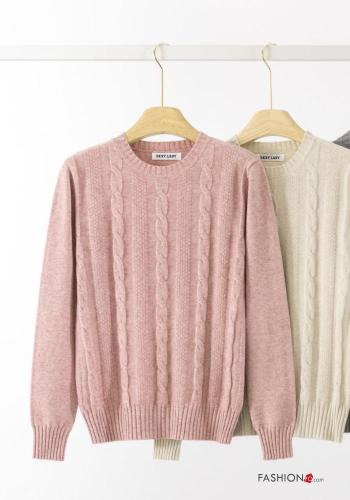 Maglione maniche lunghe girocollo