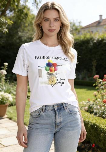 T-shirt aus Baumwolle