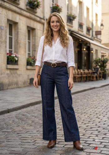 Pantalon en Coton