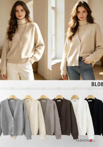 Lässiges Strickjacke