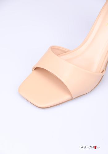 Scarpe con tacco  ecopelle con cinturino open toe regolabile - ph 3