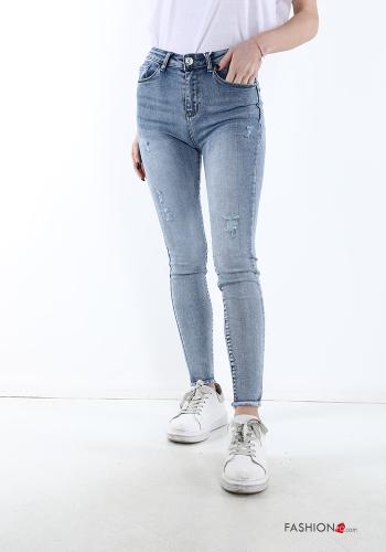 Jeans in Cotone con tasche - ph 1