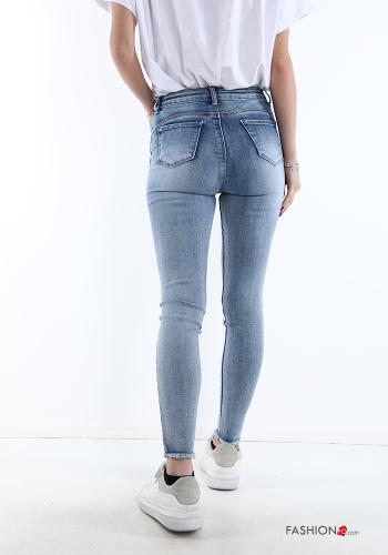 Jeans in Cotone con tasche - ph 2