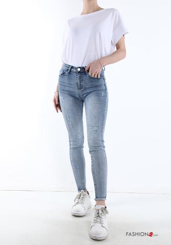 Jeans in Cotone con tasche - ph 5