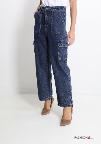 Cotton Jeans with pockets - ph 1