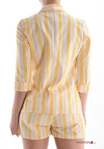 Blazer in Cotone Fantasia righe - ph 2