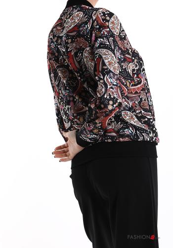 Bomber Imprimé jacquard avec fermeture éclair - ph 2