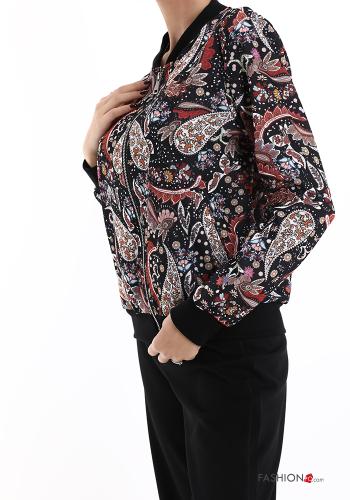 Bomber Imprimé jacquard avec fermeture éclair - ph 3
