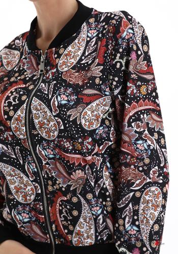 Bomber Imprimé jacquard avec fermeture éclair - ph 4